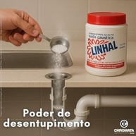 Soda Cáustica Pura Linhal 99% 500g - Desentupidor Profissional e para Fabricação de Sabão Artesanal - imagem 3