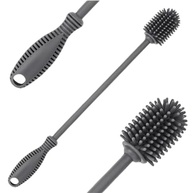 Kit 2 Escovas de Silicone Premium para Limpeza Profunda de Garrafas, Mamadeiras e Copos - imagem 2
