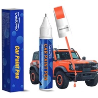 Caneta de Retoque Laranja para Carros - Reparo de Arranhões Profundos com Pincel e Ponta Metálica - imagem 1