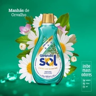 Girando Sol Limpador Perfumado Manhãs de Orvalho 500ml - Fórmula Inibe Odores e Perfumação Prolongada - imagem 4