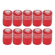 Tampas de Válvula Caveira em Liga de Zinco - Estilo e Proteção para seu Veículo (Vermelho) - imagem 1