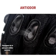 Luvas de Motociclista Premium: Proteção Total Antiderrapante, Impermeável e Térmica | Preta - imagem 5