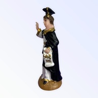 Santo Ivo em Resina 7cm - Imagem Católica de Fé e Proteção - imagem 3