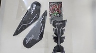 Adesivo Protetor de Tanque em Fibra de Carbono para Kawasaki Ninja 400 - Cinza - imagem 2