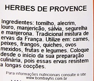 Herbes De Provence Bombay 10G - imagem 4