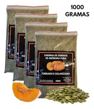 Farinha De Semente De Abóbora Solarizada 1kg 1000g 100% Pura Natural Sem Glúten Low Carb - imagem 3