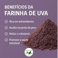 Farinha de Uva 100% Pura 500g - Origem Verde - imagem 4
