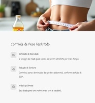 Vinagre de Maçã Orgânico 500ml - 100% Puro e Natural - Tampa Antioxidante - Não Pasteurizado - Garrafa de Vidro - Acidez 6,3% - imagem 3