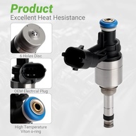 Kit 4 Injetores de Combustível Hyundai Accent, Veloster, Kia Rio, Soul 1.6L (2012-2017) - Qualidade OEM - imagem 4