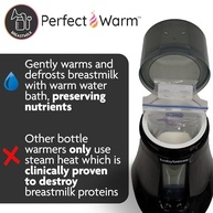 Baby Brezza Aquecedor Rápido de Mamadeira - Tecnologia de Precisão para Leite Materno e Fórmula - imagem 4