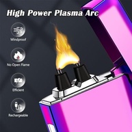 SKRFIRE Isqueiros de Plasma Isqueiros Usb Recarregáveis Dragon, Isqueiro Elétrico À Prova de Vento Isqueiro de Arco Eletrônico com Display de Energia Led para Vela, Incenso, Presentes para Homens, Mul - imagem 2