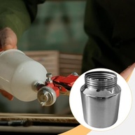 Recipiente de Spray de Tinta para Pulverizador Elétrico, Recipiente Destacável à Prova de Vazamentos, Tanque de Tinta Multiuso para Descanso Faça Você, Liga de alumínio 800ML, Tamanho real - imagem 4