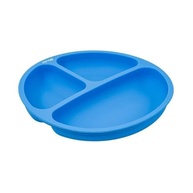 Prato de Silicone com Divisória Colors Azul – Seguro, Prático e Ideal para Refeições Organizadas - imagem 2