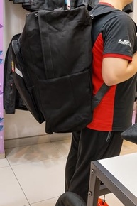 Mochila De Lona Motoboy Motoqueiro Delivery Grande Lona Reforçada Tamanho G - imagem 4