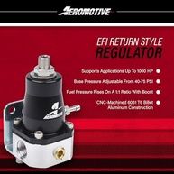Regulador de Pressão Aeromotive 13129 EFI Ajustável - Desempenho Otimizado - imagem 3