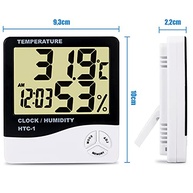 OWAREY Termômetro Digital com Higrômetro e Relógio - Monitoramento Inteligente de Temperatura e Umidade - imagem 3