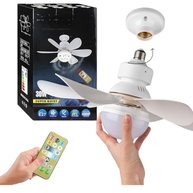 Lâmpada Ventilador de Teto Super Silenciosa com Controle Remoto – Design Moderno, 3 Modos de Iluminação e 3 Níveis de Ventilação - imagem 2