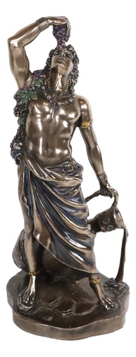 Estatueta de Baco Dionísio - Deus do Vinho - 28cm - Escultura Decorativa em Resina - imagem 1