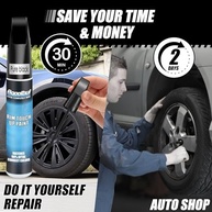 Kit de Reparo de Rodas com Tinta de Retoque de Borda Prateada e Preta - Fácil Aplicação, Secagem Rápida - imagem 4