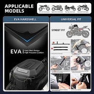 Bolsa de Tanque para Moto Rhinowalk: Impermeável, Expansível e Segura (15-18L) - imagem 3