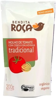 Kit 6X: Molho de Tomate Orgânico Bendita Roça 200g - imagem 1