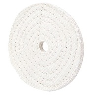 Roda de Polimento de Pano Algodão Branco 4" - 5 Peças para Joias e Metais com Acabamento Espelhado - imagem 3