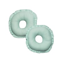 Kit 2 Rosquinhas De Amamentação Absorventes Seios Lavável 100% Algodão Tamanho:U;Cor:Verde - imagem 2
