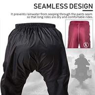 ILM Roupa de chuva masculina para motocicleta, impermeável, resistente ao desgaste, protetora, 6 bolsos, conjunto de 2 peças com jaqueta e calça - imagem 4
