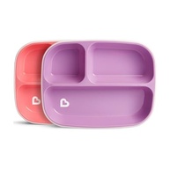 Conjunto de Pratos Munchkin Roxo Rosa - Seguro, Prático e Sem BPA - imagem 2