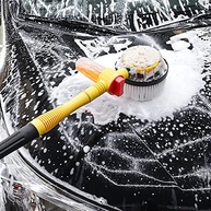 Escova Rotativa Automática para Lavagem de Carro com Alça Longa e Dispensador de Sabão - imagem 3