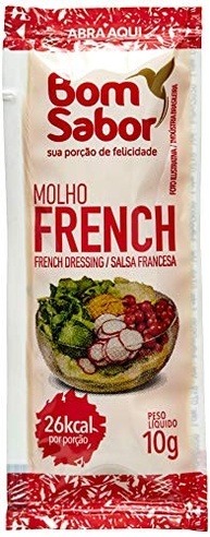Sachê Molho French Bom Sabor 200 Unidades De 10G - imagem 2