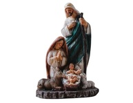 Imagem da Sagrada Família em Resina - Presépio de Natal 20cm Decorativo Importado - imagem 2