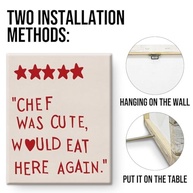 Arte de Parede Cozinha Fofa 20x25cm - Decoração Minimalista Engraçada para Sala e Cozinha - imagem 4