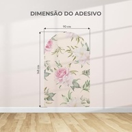 Adesivo de Parede Arco Floral Lavável - Fácil Aplicação e Estilo Sofisticado para Sala e Quarto - imagem 3
