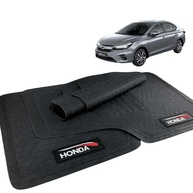 Jogo de Tapetes de Borracha Personalizado Honda City Sedan 2022-2025: 5 Peças Bordadas, Laváveis e Duráveis - imagem 1