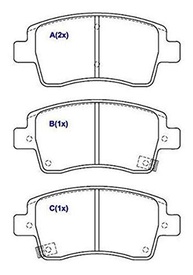 Pastilha de Freio Dianteira SYL 3296 para Hyundai Terracan - Segurança e Desempenho - imagem 2