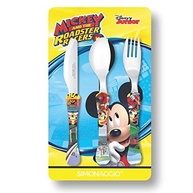 Conjunto de Talheres Disney Kids Mickey - 3 Peças Ergonômicos e Seguros para Crianças - imagem 2
