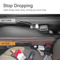 SEILZUG Enchimento de Lacuna de Assento de Carro (2 Unidades) - Design Estendido e Curvo para Máxima Proteção e Organização - imagem 5