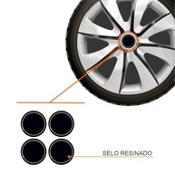 Jogo de Calotas Prime Silver Graphite Aro 13 para Gol, Fox, Saveiro e Mais + Selo Resinado - imagem 3