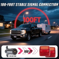 Kit Luzes de Reboque Magnéticas Sem Fio LED IP67 - Segurança e Praticidade para Seu Veículo - imagem 5