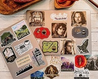 Adesivos de Vinil Conquest Journals Senhor dos Anéis - 60 Decalques Exclusivos com 5 Hologramas Oficialmente Licenciados - imagem 3