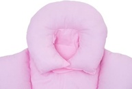 Redutor de Bebê Conforto Anatômico 100% Algodão Rosa: Conforto e Segurança para seu Bebê - imagem 4