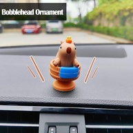 Decoração de Painel Capivara Balançante: Toque Divertido e Adorável para Seu Carro - imagem 3