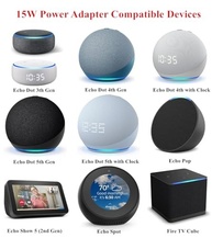Adaptador de Energia 15W Premium para Echo Dot, Echo Show 5 e Fire TV Cube - Carregamento Rápido e Seguro - imagem 3