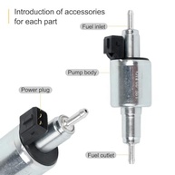 Bomba de Combustível Diesel 12V Silenciosa 22ml p/ Webasto & Eberspacher - Kit Completo com Proteção - imagem 3