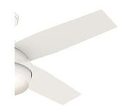 Ventilador de Teto Dante Branco Hunter Fan - Controle Remoto, Silencioso e Moderno - imagem 4