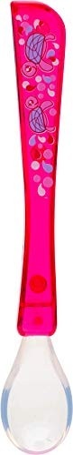 Lolly Colher com Ponta de Silicone Oceano Rosa - Segura, Macia e Livre de BPA para Bebês a Partir de 4 Meses - imagem 3