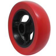 Rodinha Dianteira Aro 5 Soft Roll para Cadeira de Rodas - Mobilidade e Conforto em Vermelho - imagem 2