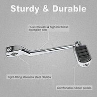 Pedais de Câmbio Dedos e Calcanhar para Harley Davidson 1986-2017 FL Softail & Touring - imagem 5