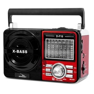 Rádio Caixa de Som Retrô Vermelho Bluetooth USB SD Auxiliar Solar - imagem 1